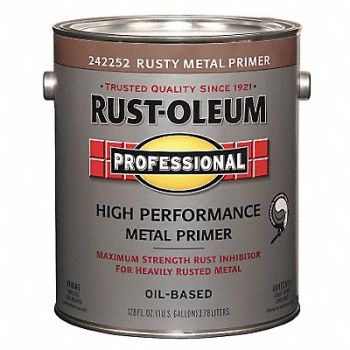 RUST-OLEUM Primer Flat Red 1 gal., 3ZHX2