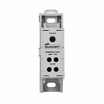 BUSSMANN Power Distr Block Al/Cu 600V AC/DC, 3ZJA3
