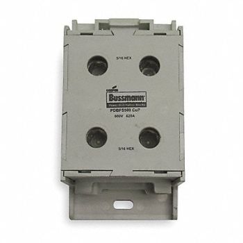 BUSSMANN Power Distr Block Al/Cu 600V AC/DC, 3ZJA7