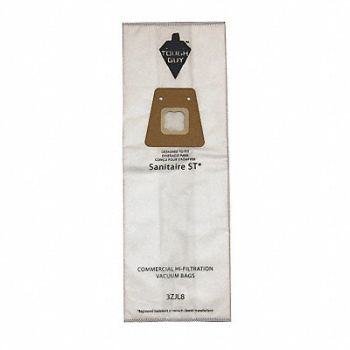 TOUGH GUY Vacuum Bag Cloth 3-Ply Reusable PK5, 3ZJL8