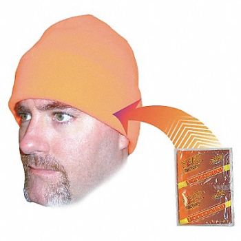 HEAT FACTORY Beanie Cap Orange Universal, 3ZLA8