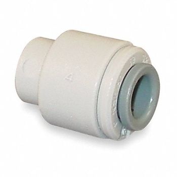 JOHN GUEST End Stop 3/8 in Tube OD Gray PK10, 3ZLG4