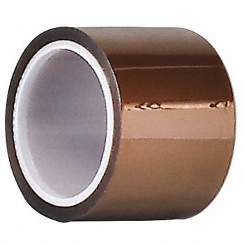 TAPECASE Film Tape 1 in x 5 yd Amber 2.6 mil, 15C553