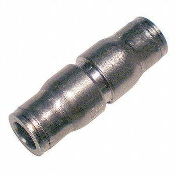 LEGRIS Union 1/4 Tube Nickel Plated Brass, 3ZNN8