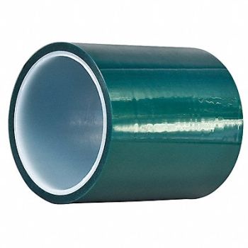 TAPECASE Film Tape 4 in x 18 yd Green 3.3 mil, 15C566