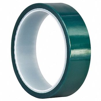 TAPECASE Film Tape 1 1/2 in x 18 yd Green 3.3 mil, 15C564