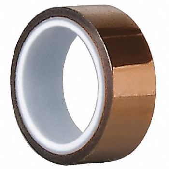 TAPECASE Film Tape 2 in x 5 yd Amber 2.5 mil, 15C625