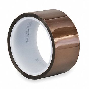 TAPECASE Film Tape 4 in x 36 yd Amber 2.5 mil, 15C634