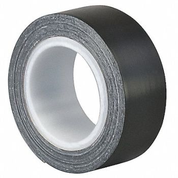 TAPECASE Film Tape 3 in x 5 yd Black 10 mil, 15C679