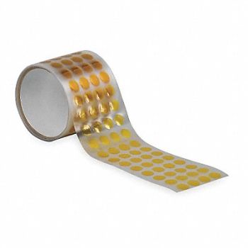 TAPECASE FilmTape 1/4inx1/4in Amber 2.5mil PK1000, 16U711