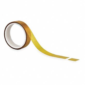 TAPECASE Film Tape 2 in x 2 in Amber 2.5 mil PK15, 16U724