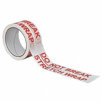 TAPECASE Carton Sealing Tape Red Hot Melt Resin, 15C752