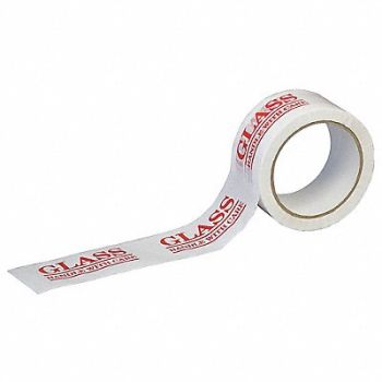TAPECASE Carton Sealing Tape Red Hot Melt Resin, 15C759