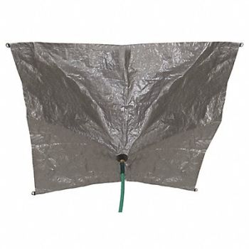 GRAINGER APPROVED Tarpaulin Drainage Cut Size 20x20Ft, 3ZRU6