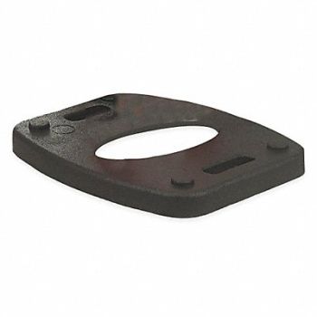 GRAINGER APPROVED Vertical Panel Base Black 22x18x1 In., 13P905