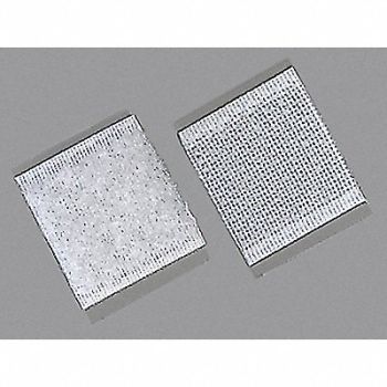 TAPECASE Hook and Loop 1x1 In White PK100, 16U729
