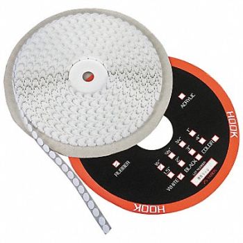 TAPECASE Loop Round 7/8 Dia White PK945, 16U773