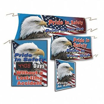 ACCUFORM Safety Kit Pride In Sfty Pride In Yr Wrk, 3ZZT3