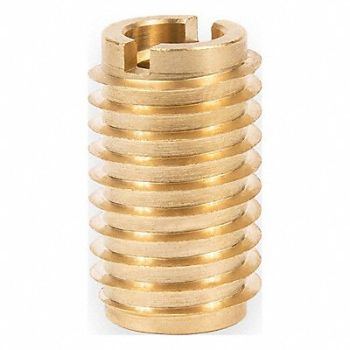 GRAINGER APPROVED Threaded Insert for Wood PK 10, 807TT7