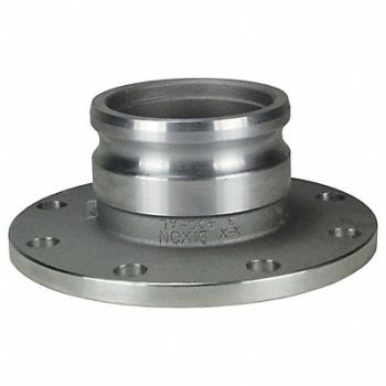 DIXON VALVE COUPLING Cam and Groove Adapter 4 Aluminum, 26W679