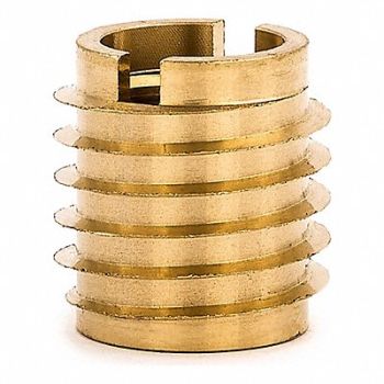 GRAINGER APPROVED Threaded Insert for Wood PK 10, 807TT9