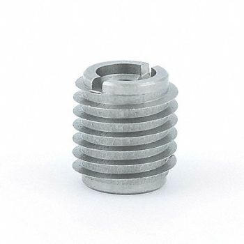 GRAINGER APPROVED Threaded Insert for Wood PK 10, 807TT3