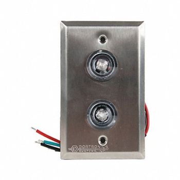 DORTRONICS Weatherproof Door Status Indicator 4-1/2, 400A67