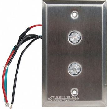 DORTRONICS Door Status Indicator 2-3/4 W x 4-1/2 H, 400A72