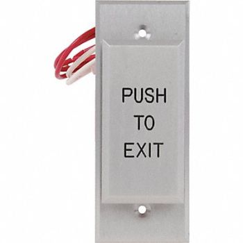 DORTRONICS Emergency Push Button 24VDC 1-3/4 W, 400A74