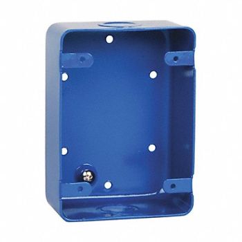 DORTRONICS Back Box Blue 1-1/2 L x 2-5/8 W x 5 H, 400A83