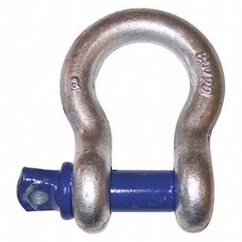 GRAINGER APPROVED Anchor Shackle 27 000 lb Work Load PK5, 400D99