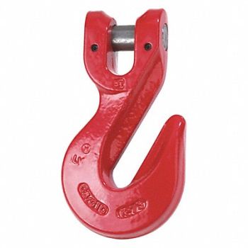 GRAINGER APPROVED Clevis Hook 28 300 lb Work Load Red, 400F15
