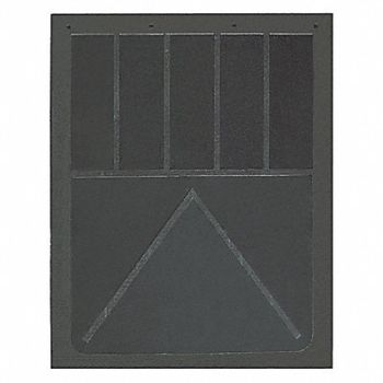 BUYERS PRODUCTS Mud Flaps Black Rubber 36 L x 24 W PR, 400K20