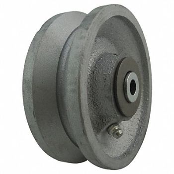 GRAINGER APPROVED V-Groove Track Wheel 4 Wheel Dia, 400K35