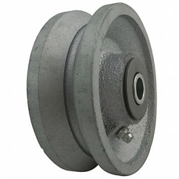 GRAINGER APPROVED V-Groove Track Wheel 4 Wheel Dia, 400K36