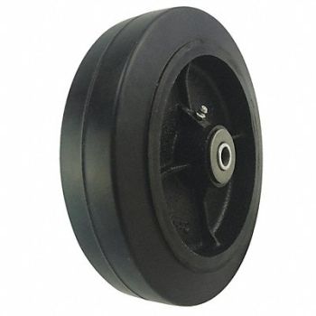 GRAINGER APPROVED RBBR Tread on Iron Core Wheel 8, 400K38
