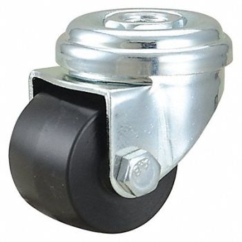 GRAINGER APPROVED Low-Profile Bolt-Hole Caster 1-3/8, 400K41