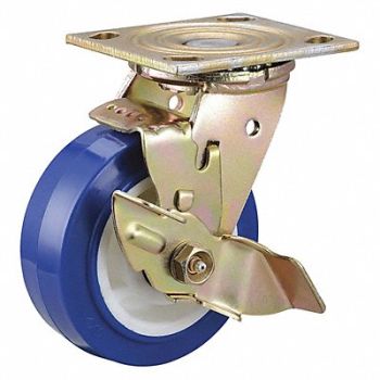 GRAINGER APPROVED Standard Plate Caster Swivel 750 lb., 400K43