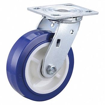 GRAINGER APPROVED NSF-Listed Plate Caster Swivel 800 lb., 400K45