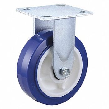 GRAINGER APPROVED NSF-Listed Plate Caster Rigid 800 lb., 400K48