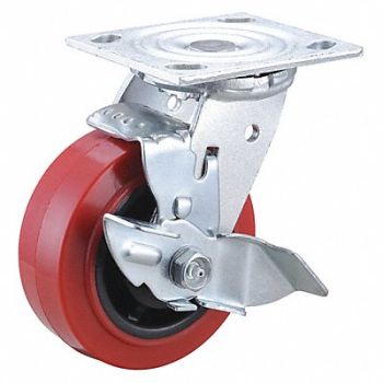 GRAINGER APPROVED Standard Plate Caster Swivel 750 lb., 400K51