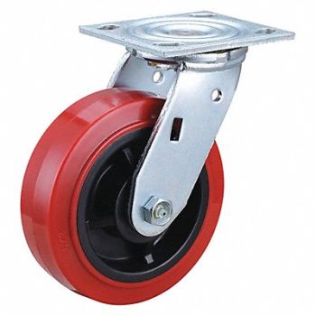 GRAINGER APPROVED Standard Plate Caster Swivel 800 lb., 400K53