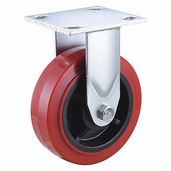 GRAINGER APPROVED Standard Plate Caster Rigid 800 lb., 400K55