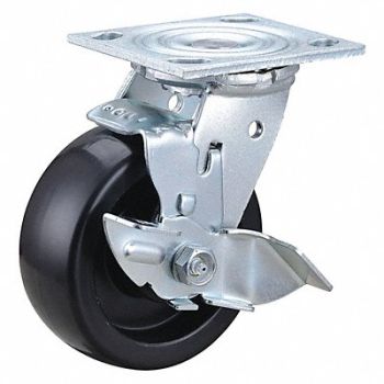 GRAINGER APPROVED Standard Plate Caster Swivel 800 lb., 400K57