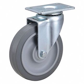 GRAINGER APPROVED NSF-Listed Plate Caster Swivel 200 lb., 400K61