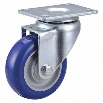 GRAINGER APPROVED NSF-Listed Plate Caster Swivel 250 lb., 400K63