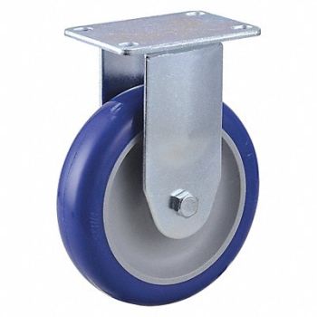 GRAINGER APPROVED NSF-Listed Plate Caster Rigid 300 lb., 400K65
