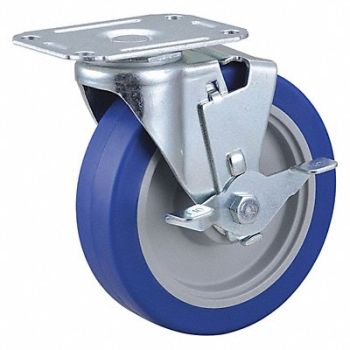 GRAINGER APPROVED Standard Plate Caster Swivel 220 lb., 400K68