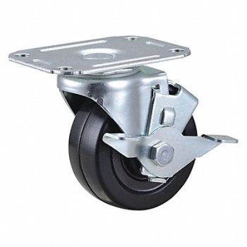 GRAINGER APPROVED Standard Plate Caster Swivel 195 lb., 400K69