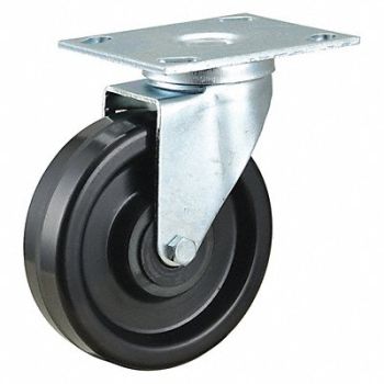 GRAINGER APPROVED NSF-Listed Plate Caster Swivel 450 lb., 400K73